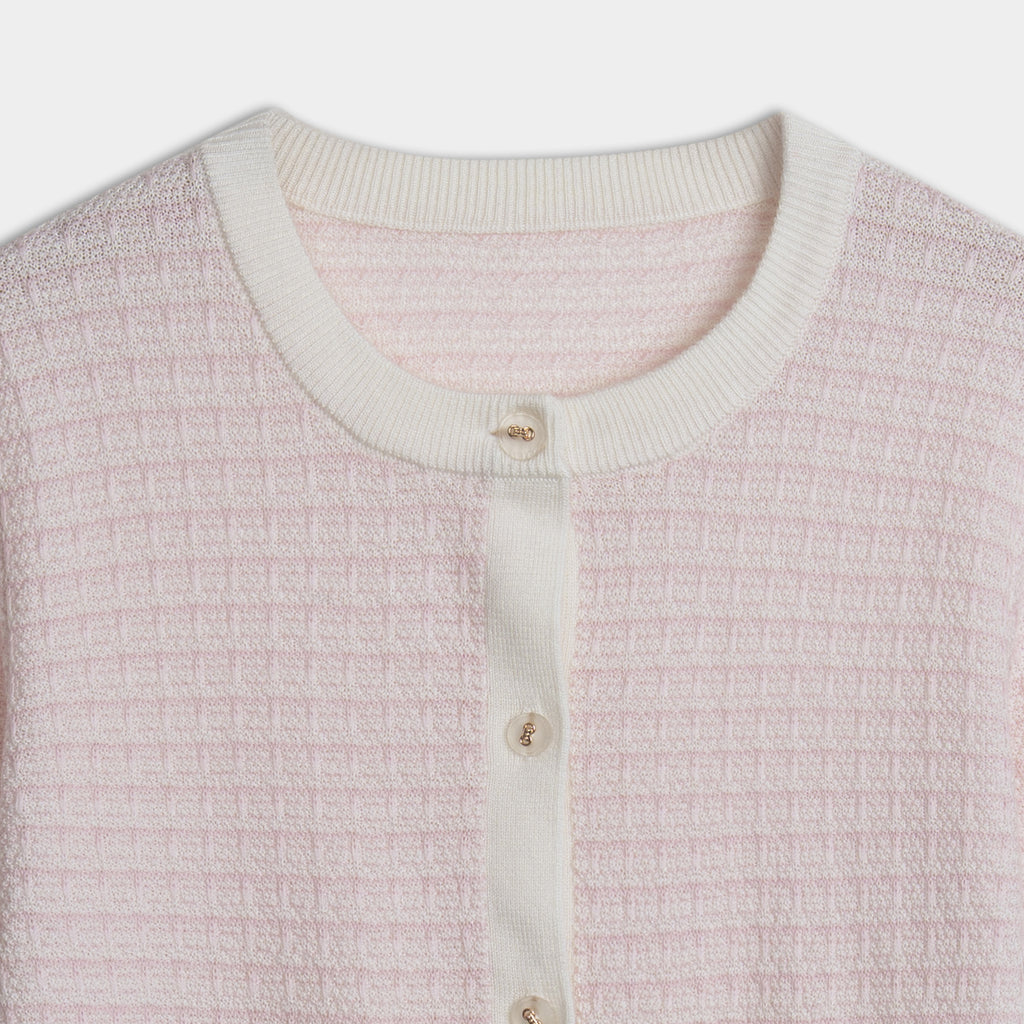 The Rosé Knit Cardigan