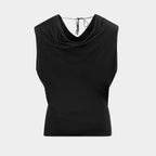 The Selene Acetate Drape Tie-Top