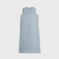 The Serene Button-Back Lyocell Shift Dress