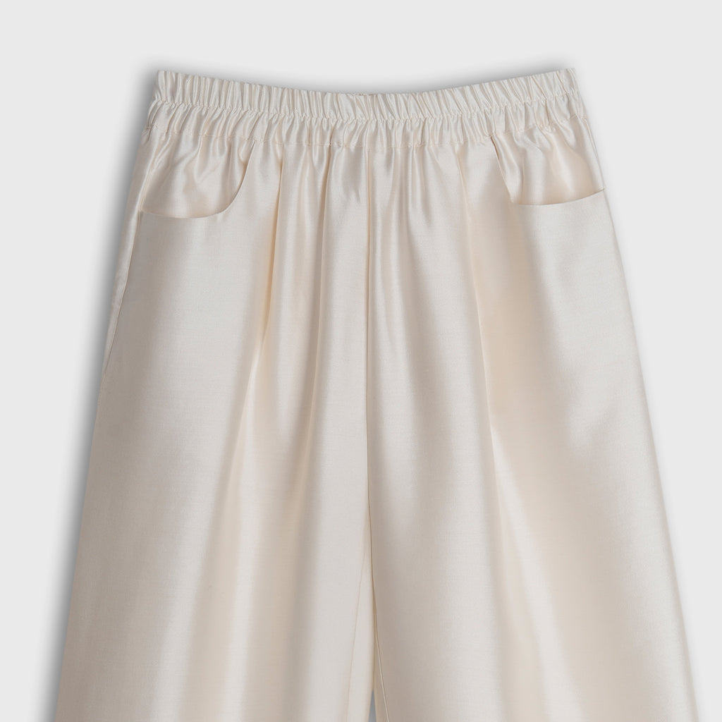 Maison Ease Silk-Blend Trousers