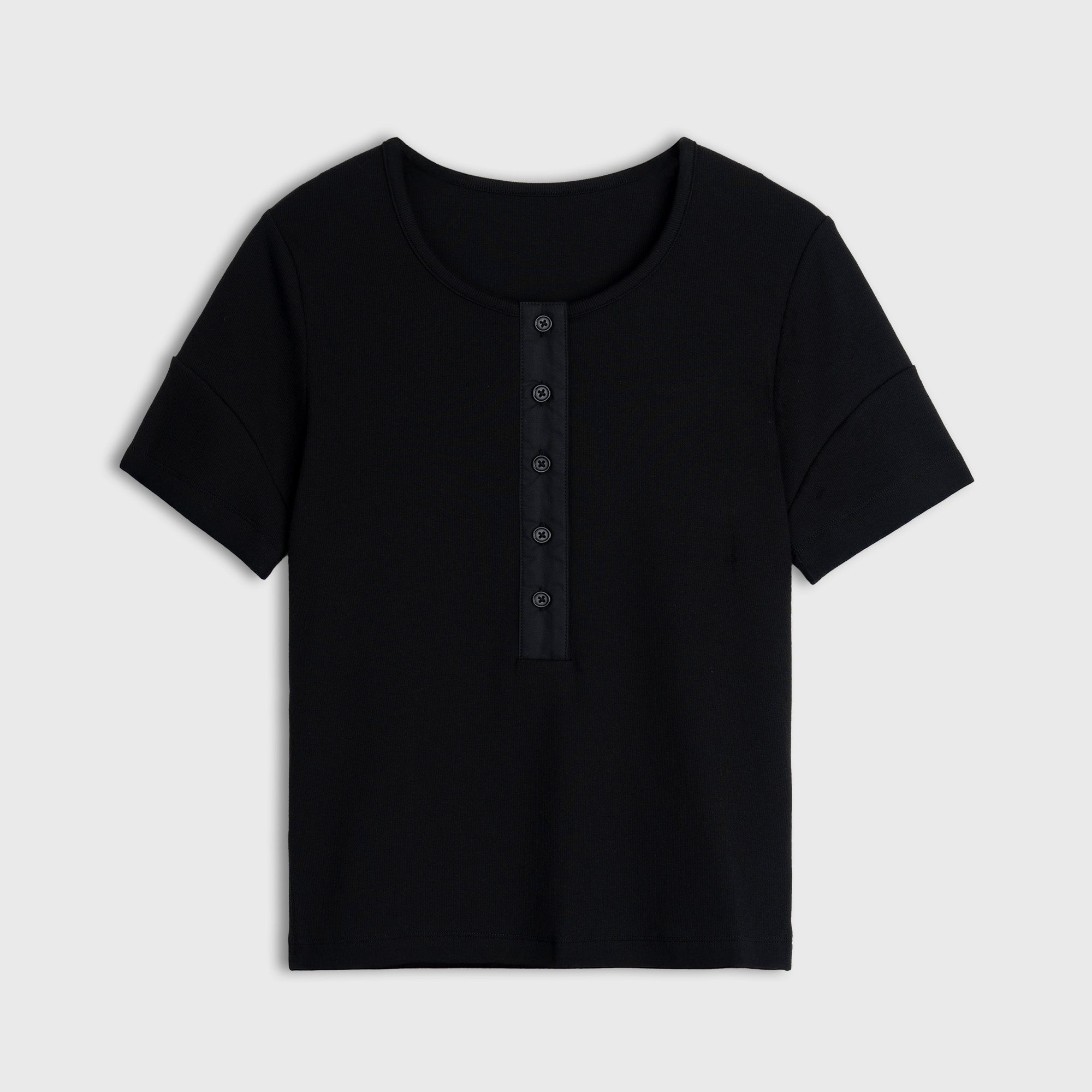 The Maven Heavy Rib Henley Tee