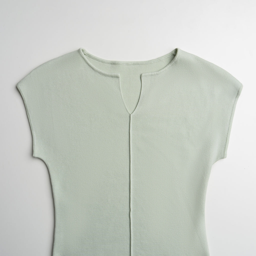 Celeste Split-Neck Knit Top