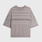 Soft Horizon Stripe Knit Top