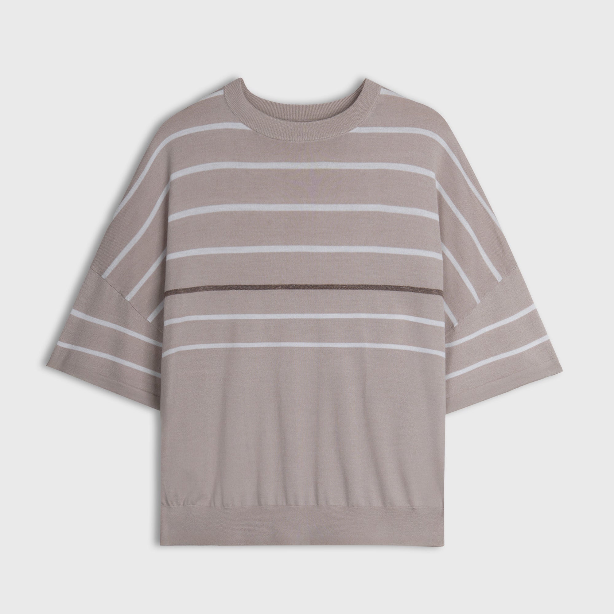 Soft Horizon Stripe Knit Top