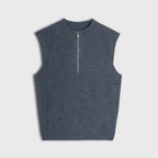 The Zip-Neck Knit Vest