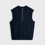 The Zip-Neck Knit Vest