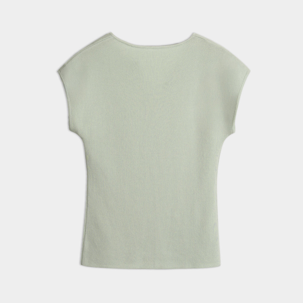 Celeste Split-Neck Knit Top