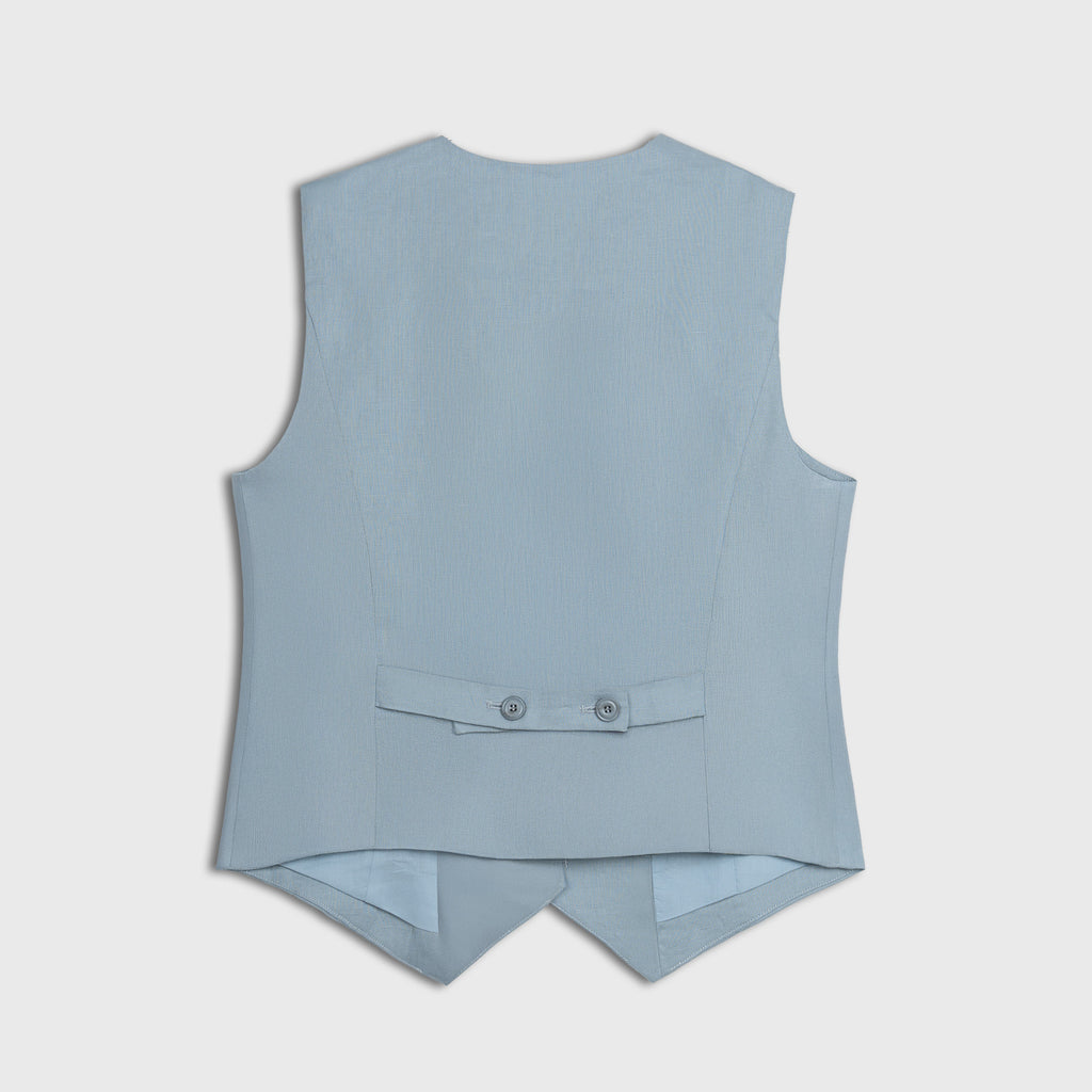 The Aria Linen Vest
