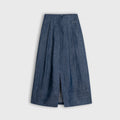 The Indigo Flux A-Line Hemp Skirt
