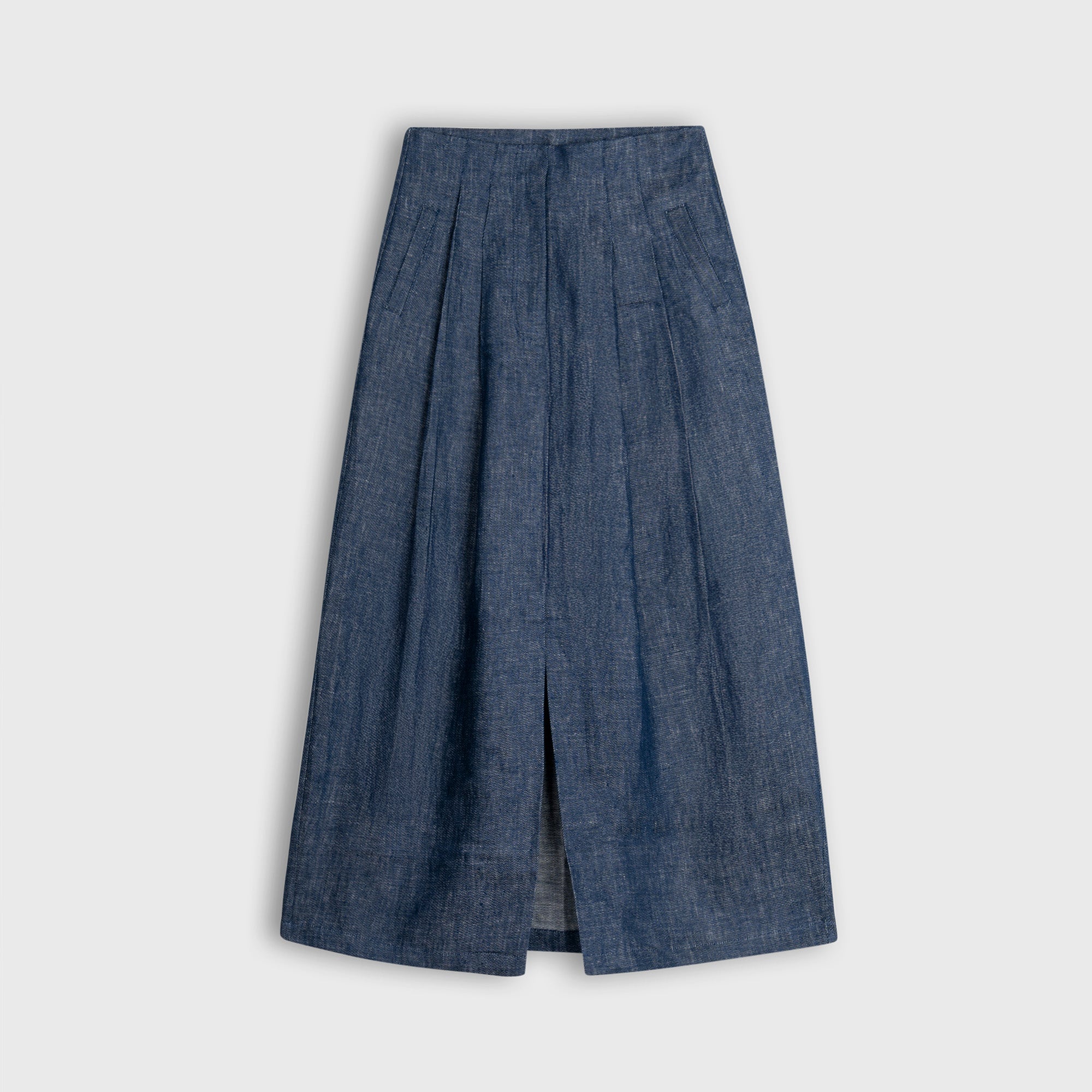 The Indigo Flux A-Line Hemp Skirt