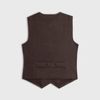 The Aria Linen Vest