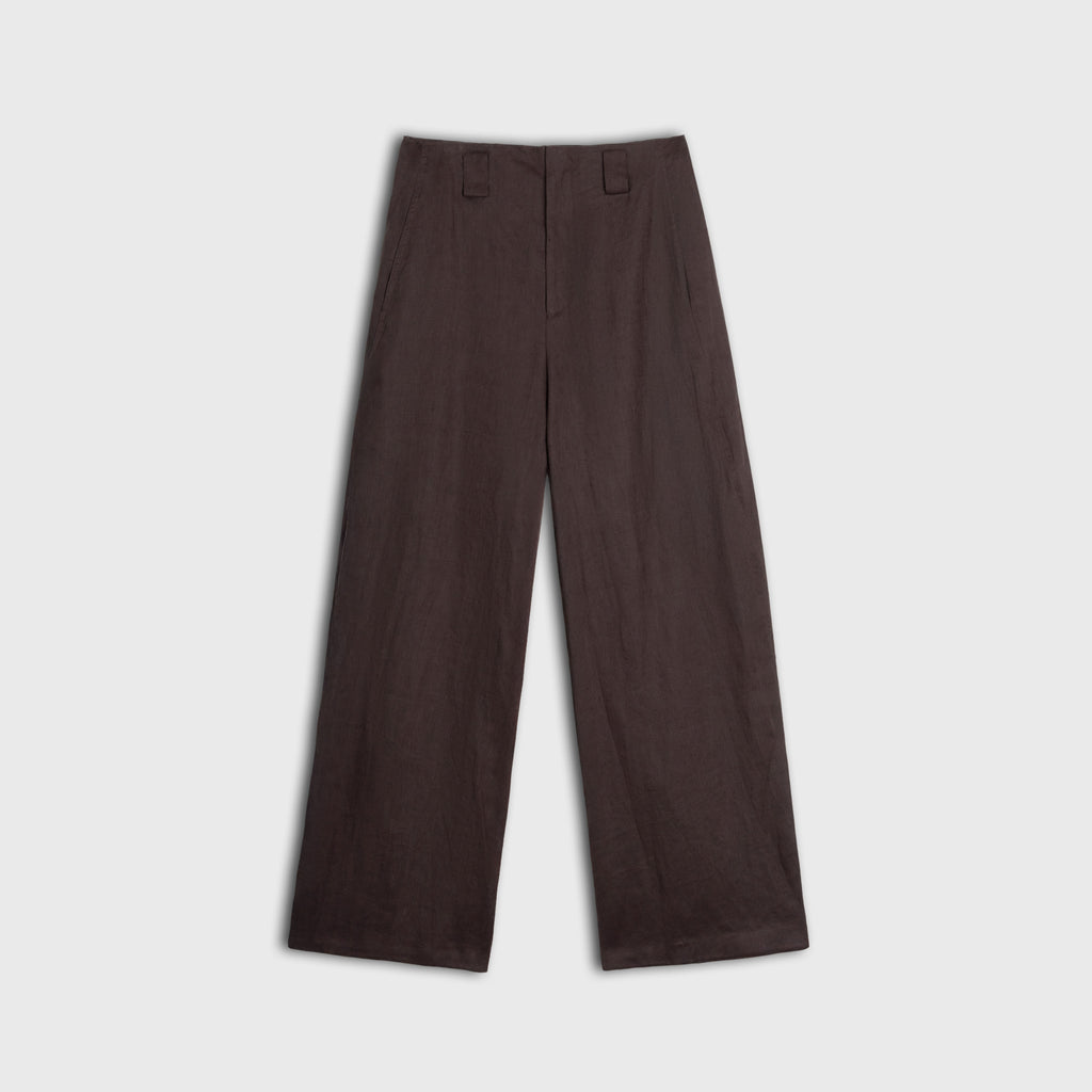 The Aria Linen Wide-Leg Trouser