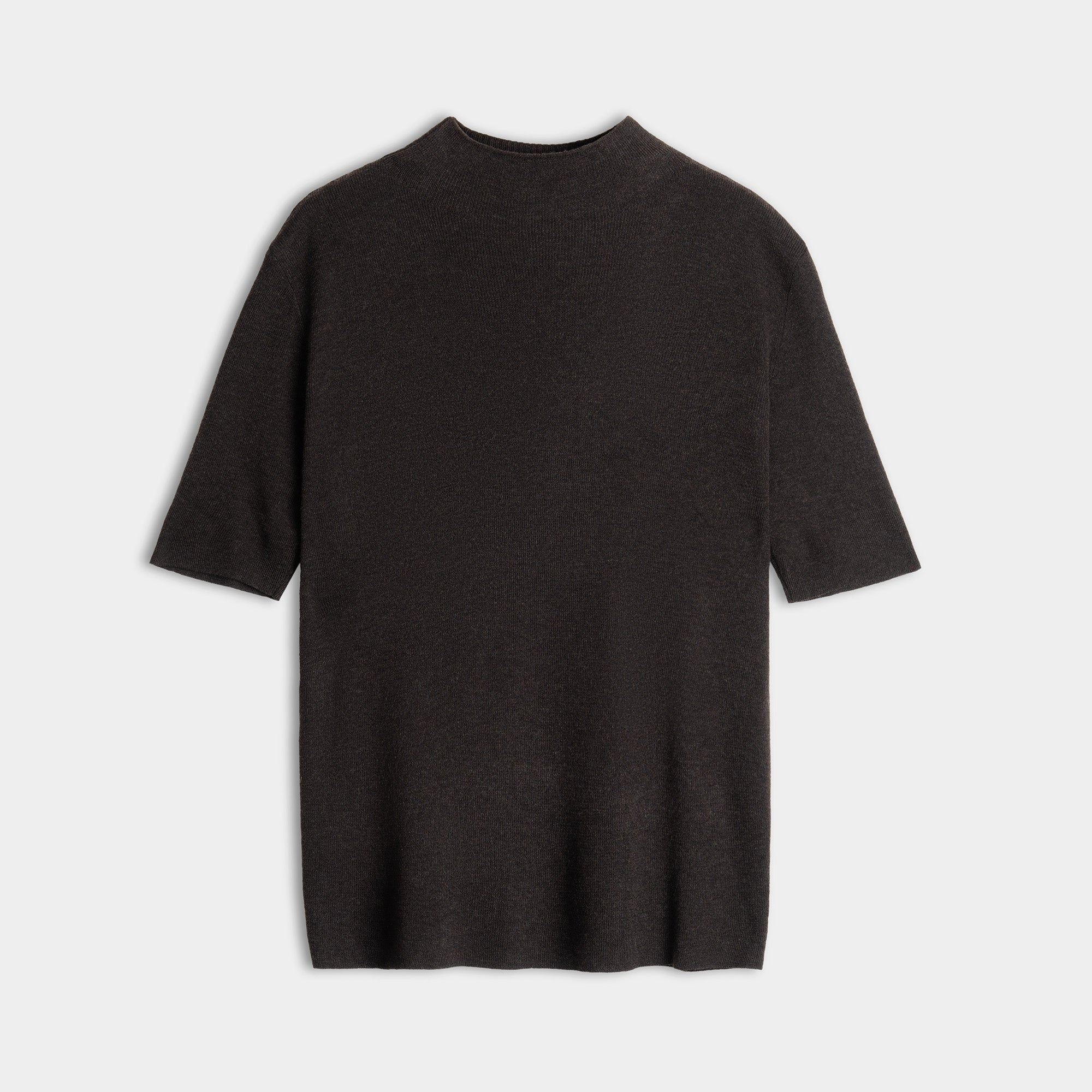 The Espresso Mock Neck Knit Top