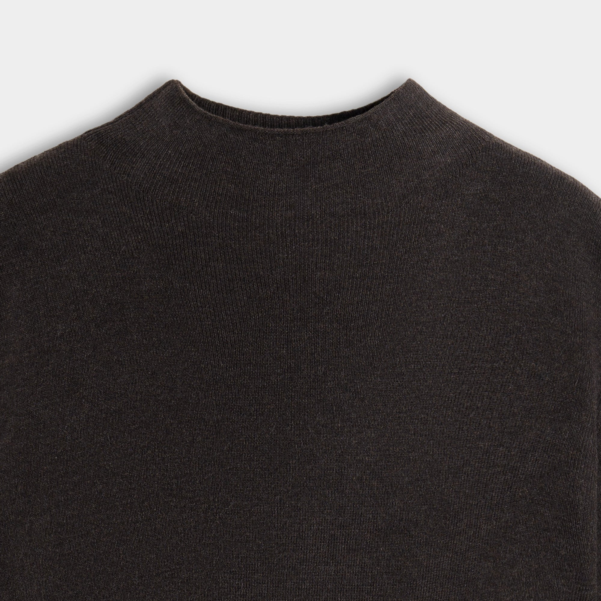 The Espresso Mock Neck Knit Top