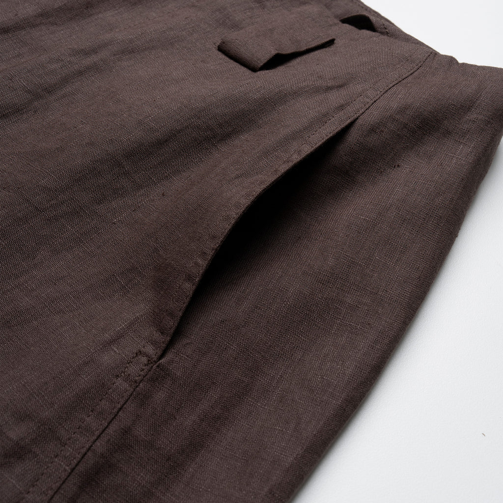 The Aria Linen Wide-Leg Trouser