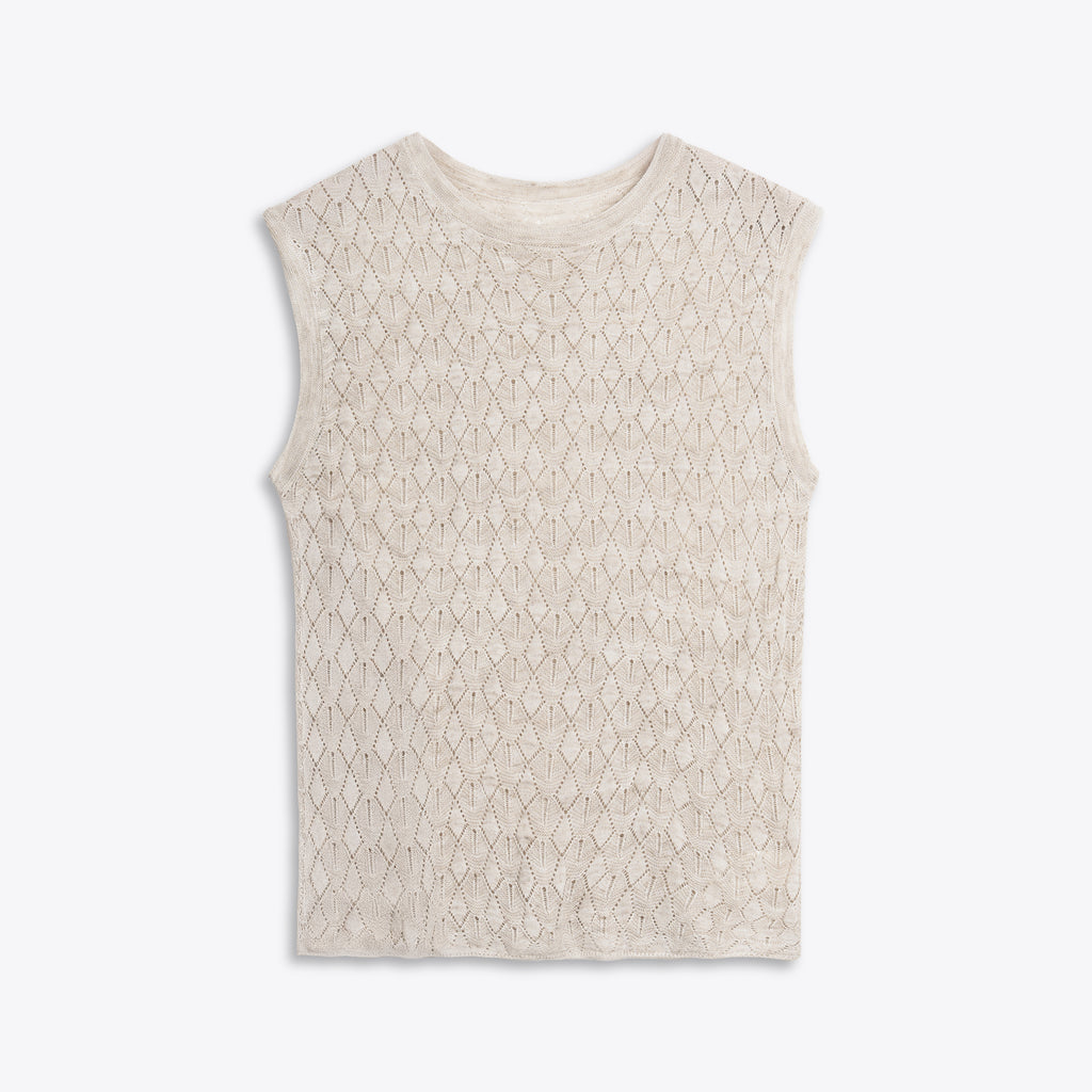 Pointelle Knit Tank