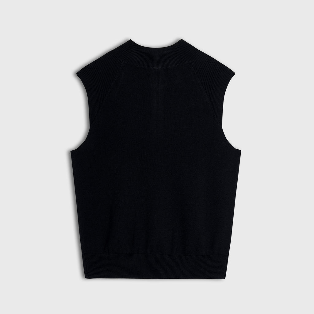 The Zip-Neck Knit Vest