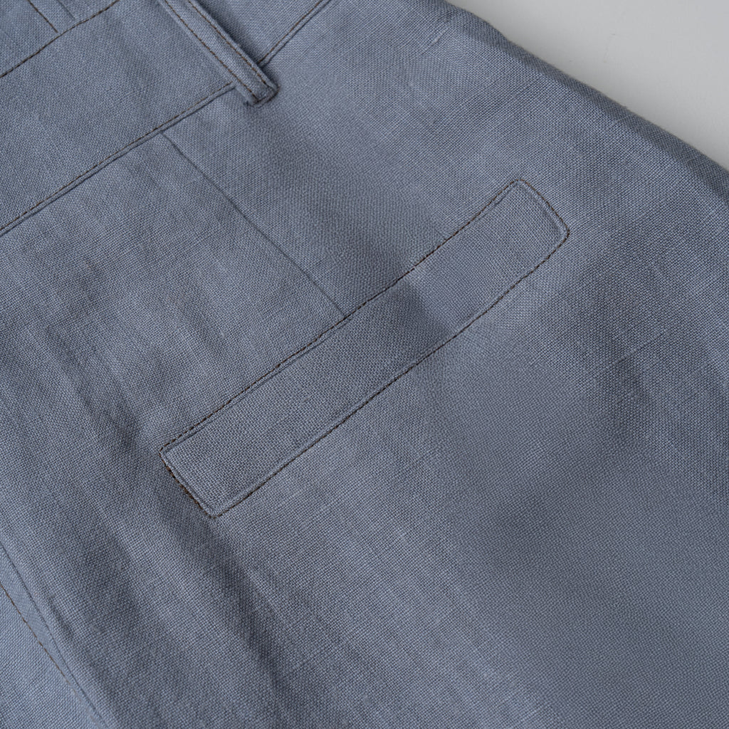 Élan Linen Belted Dress