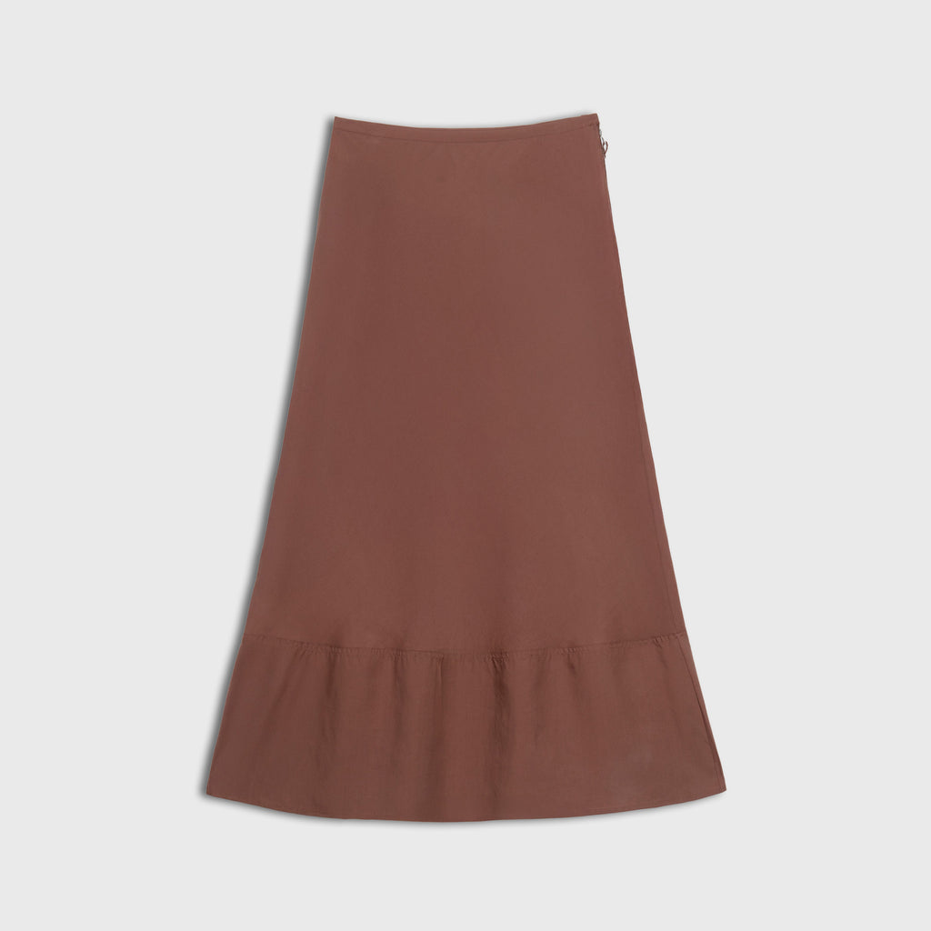 Luna Drape Lyocell Flare Skirt