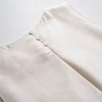 Luxury Wool-Silk Blend Sleeveless Tunic