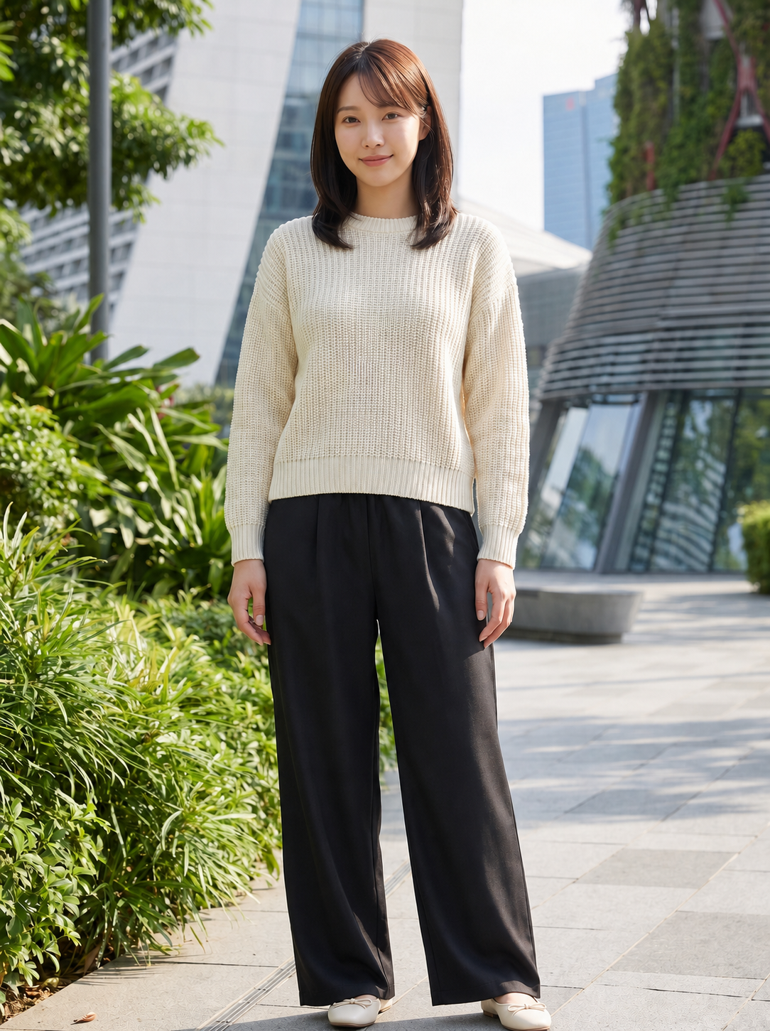 Maison Ease Silk-Blend Trousers