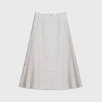 Beige skirt on a white background