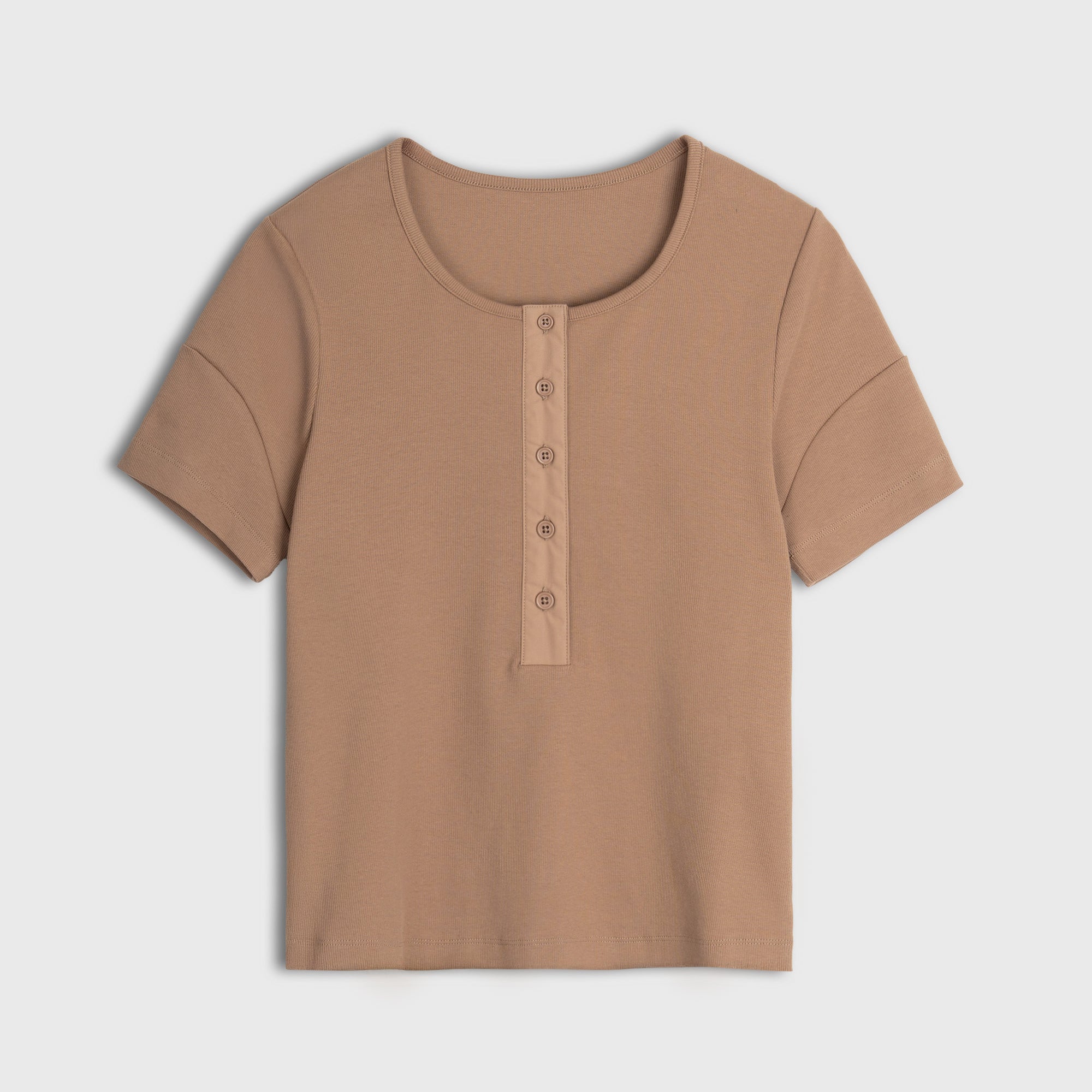 The Maven Heavy Rib Henley Tee