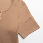 The Maven Heavy Rib Henley Tee