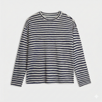 Rivage Striped Long-Sleeve Top