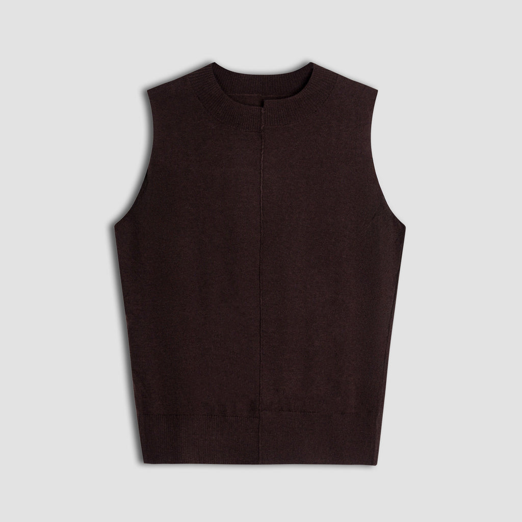 Arde Sleeveless Wool Blend Knit Top