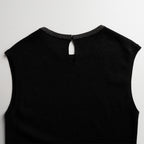 The Astra Wool-Silk Knit Beaded Top