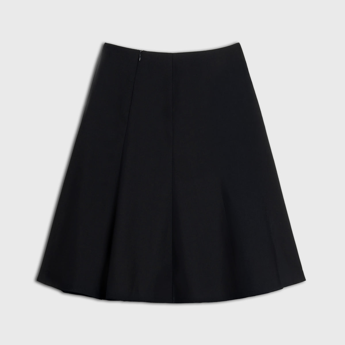 Black skirt on a light gray background