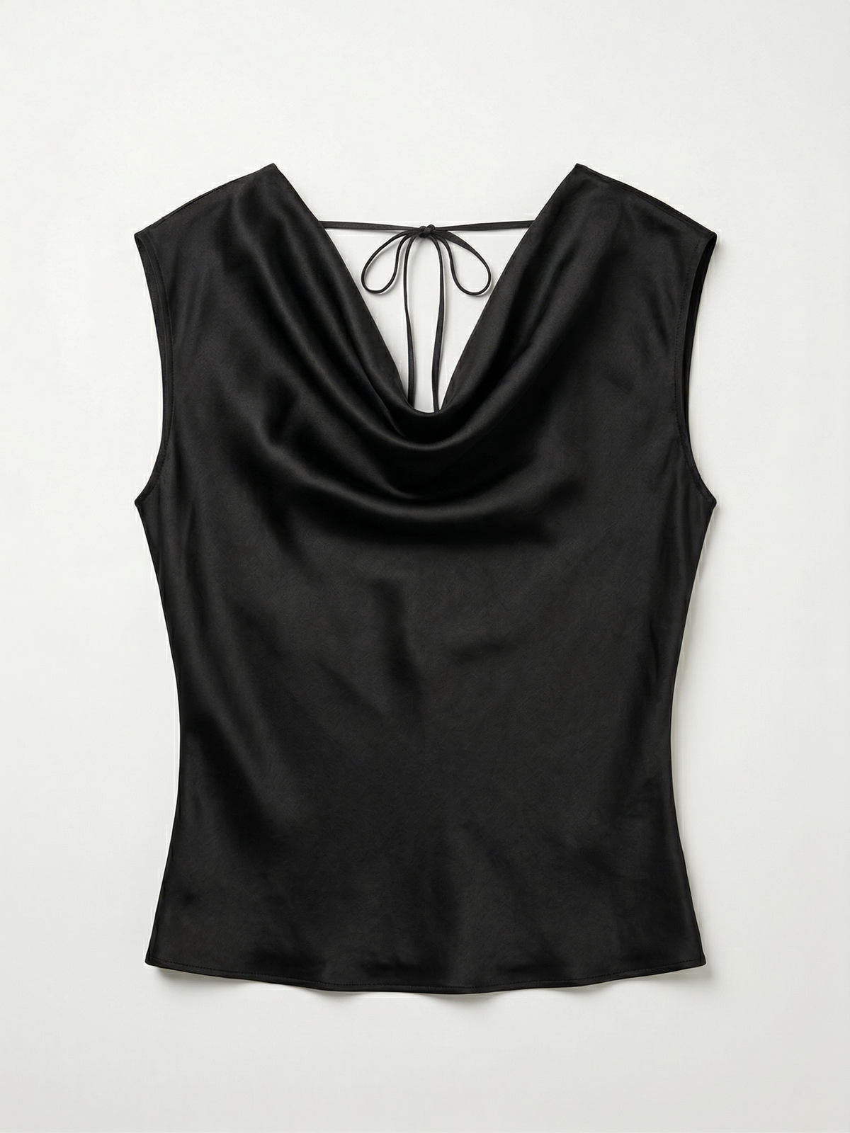 The Selene Acetate Drape Tie-Top