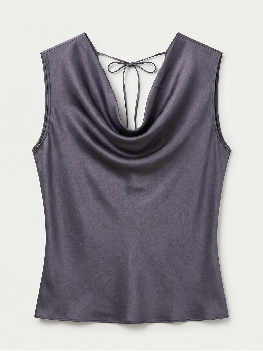 The Selene Acetate Drape Tie-Top