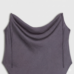 The Selene Acetate Drape Tie-Top