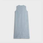 The Serene Button-Back Lyocell Shift Dress