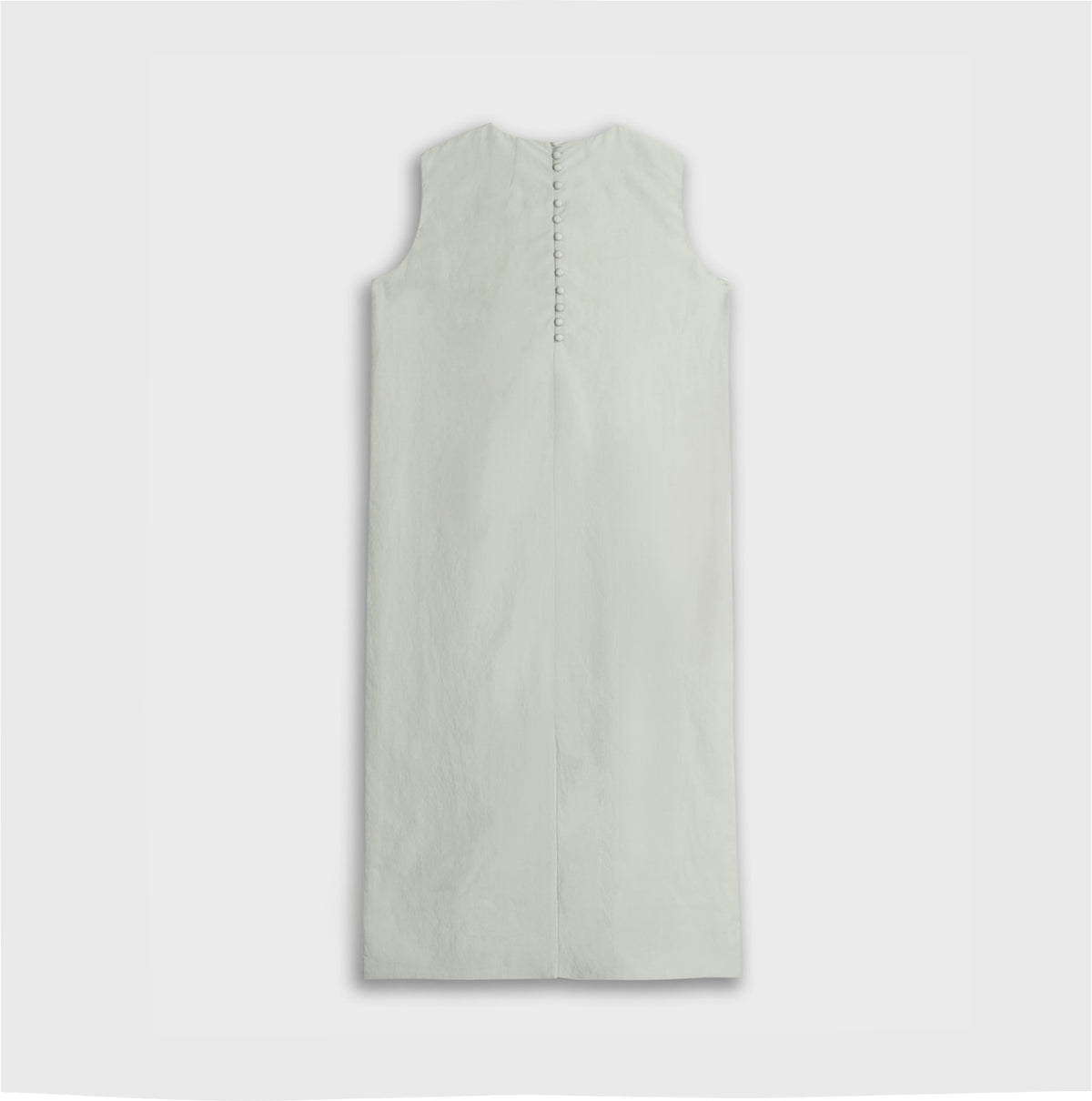 The Serene Button-Back Lyocell Shift Dress