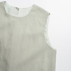 The Serene Button-Back Lyocell Shift Dress