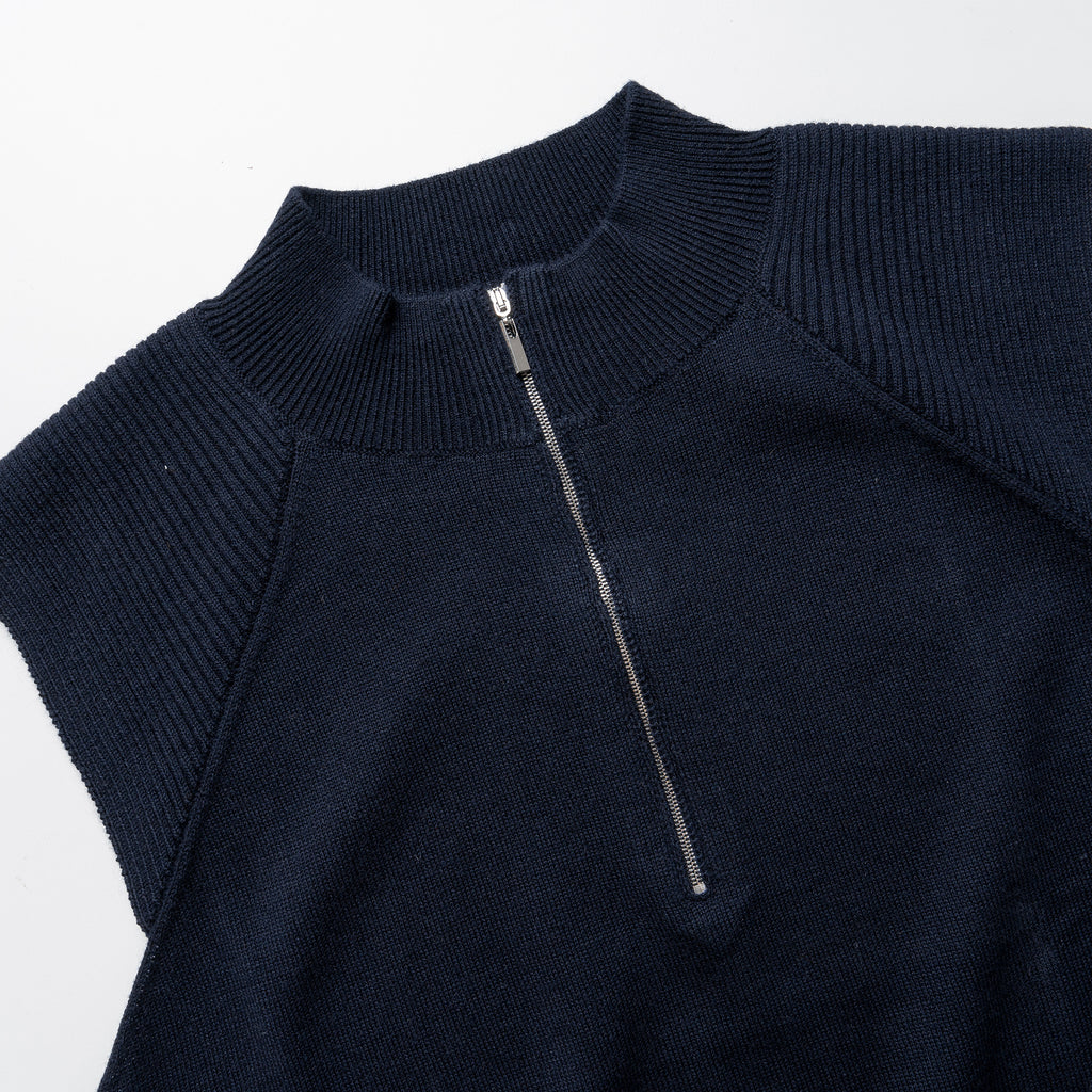 The Zip-Neck Knit Vest