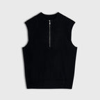 The Zip-Neck Knit Vest