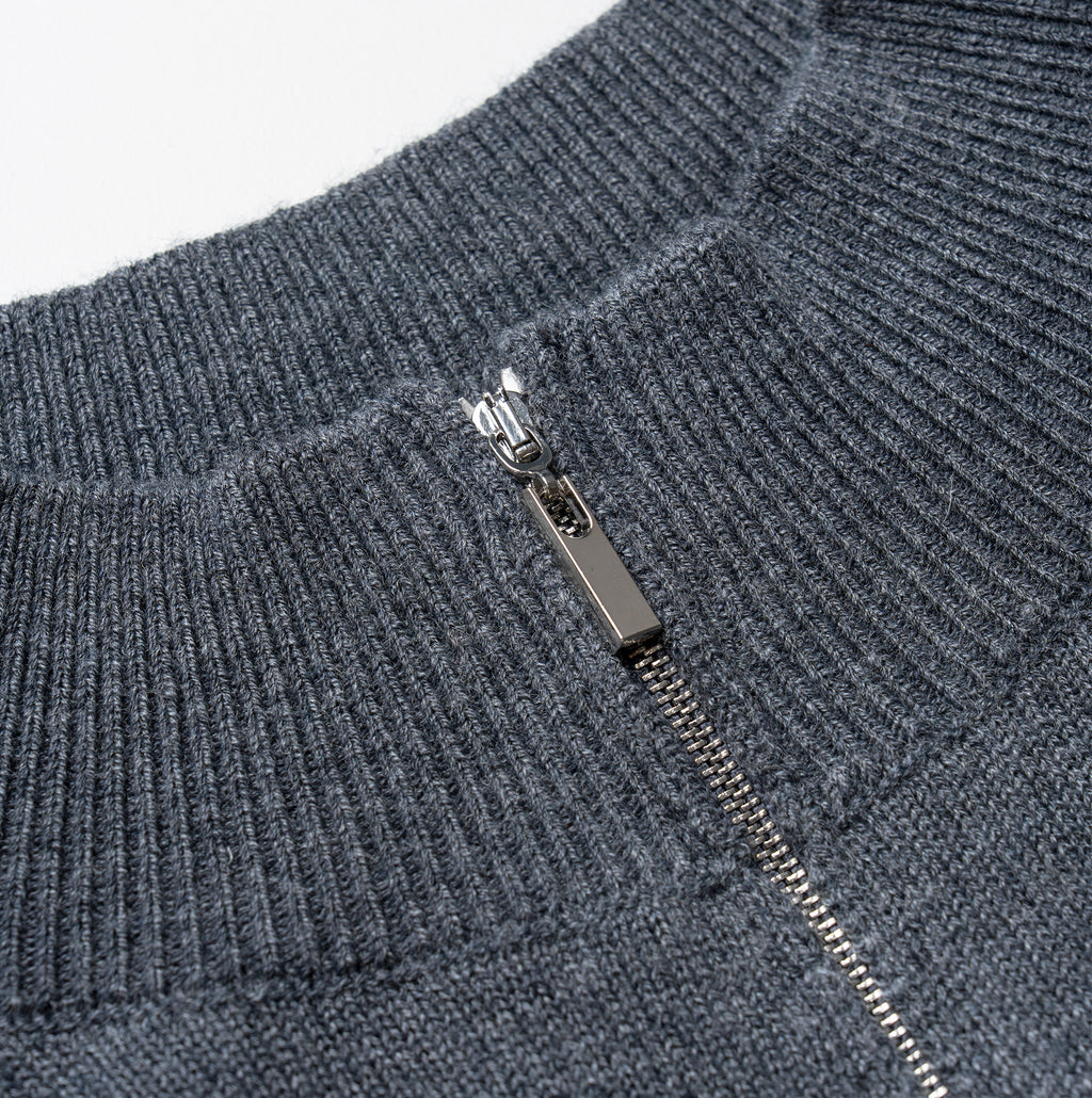 The Zip-Neck Knit Vest