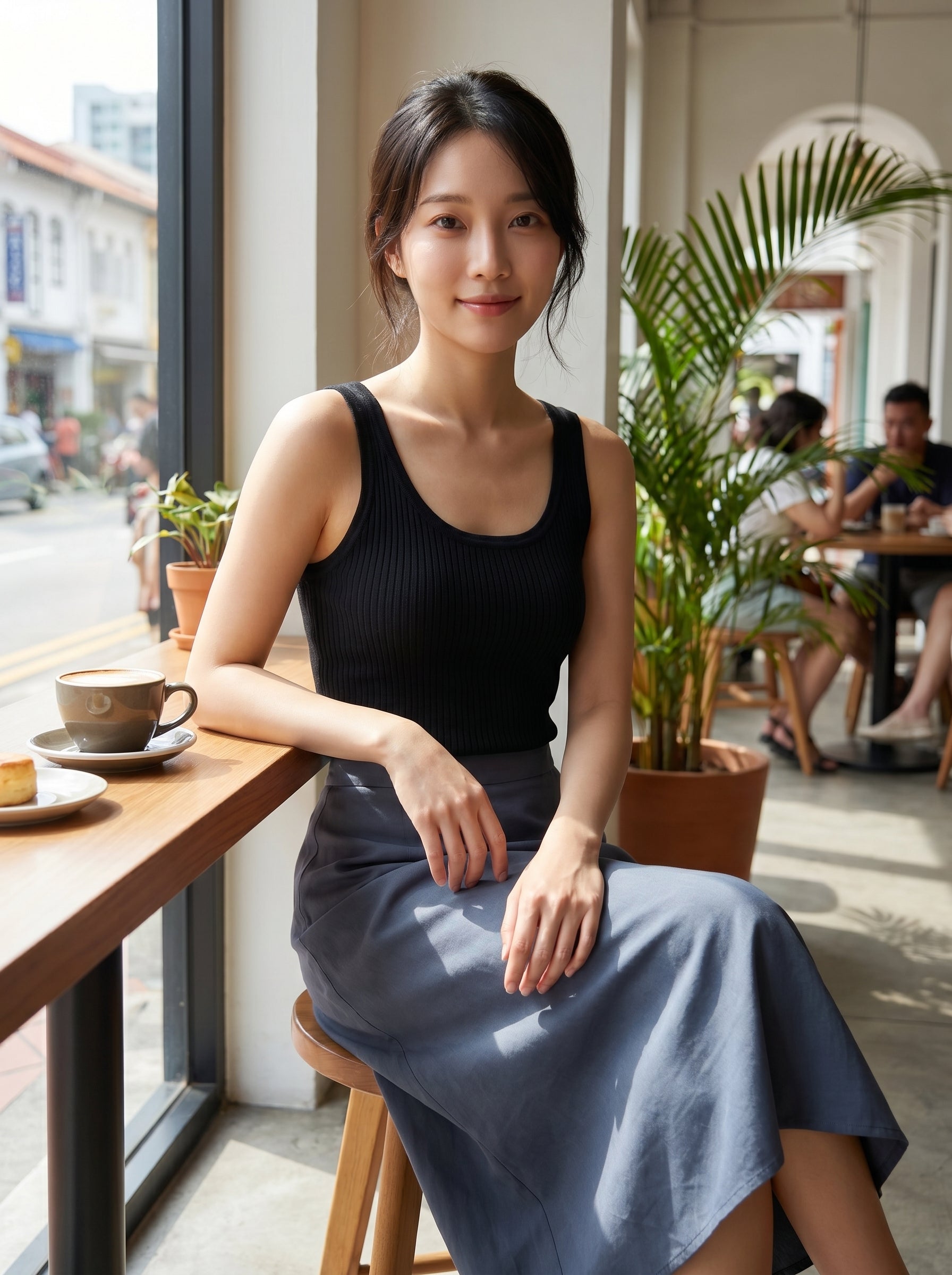Élan Ribbed Knit Tank