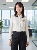 The Plume Silk Shirt