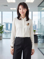 The Plume Silk Shirt