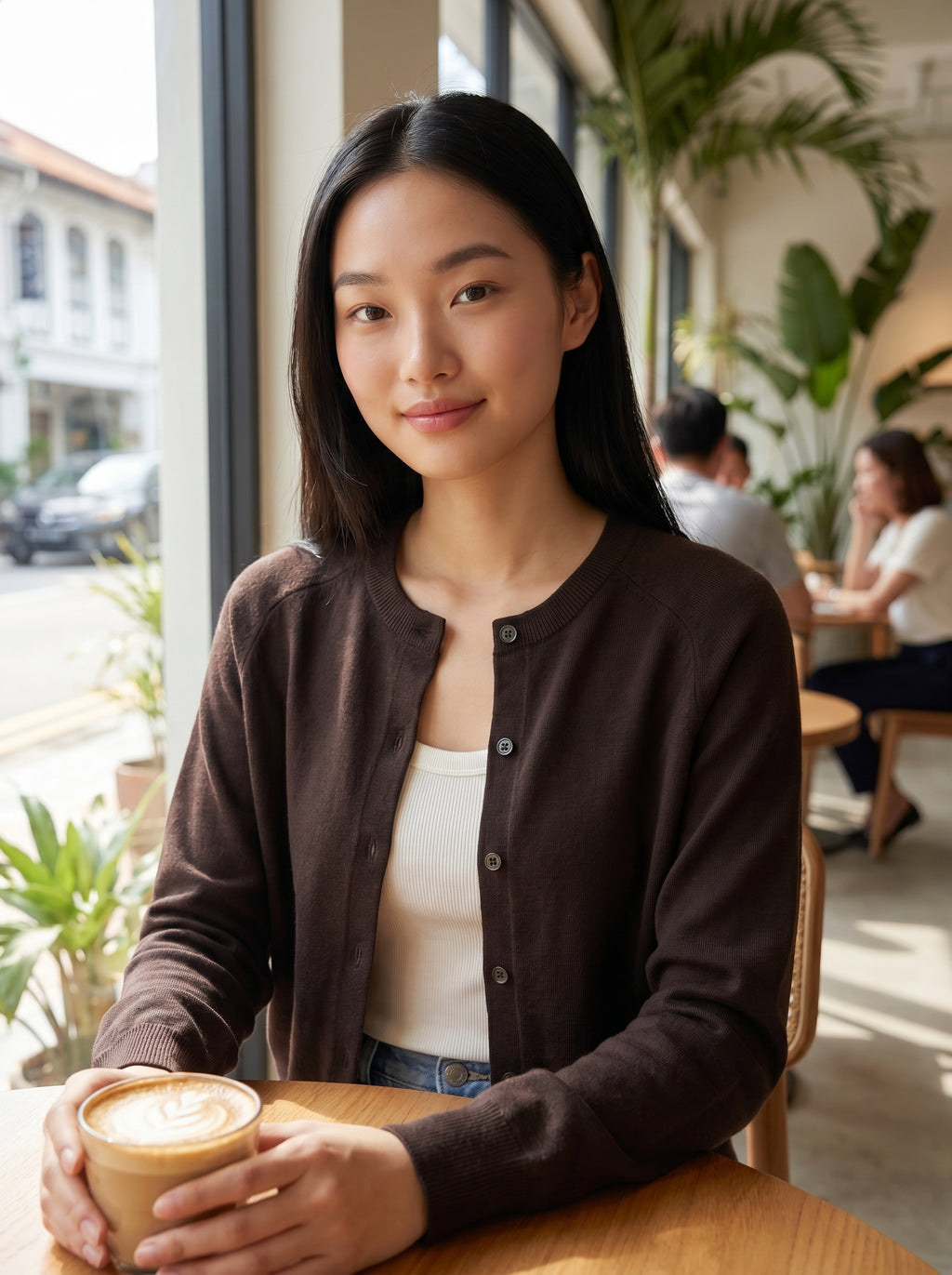 The Lune Merino Wool Cardigan