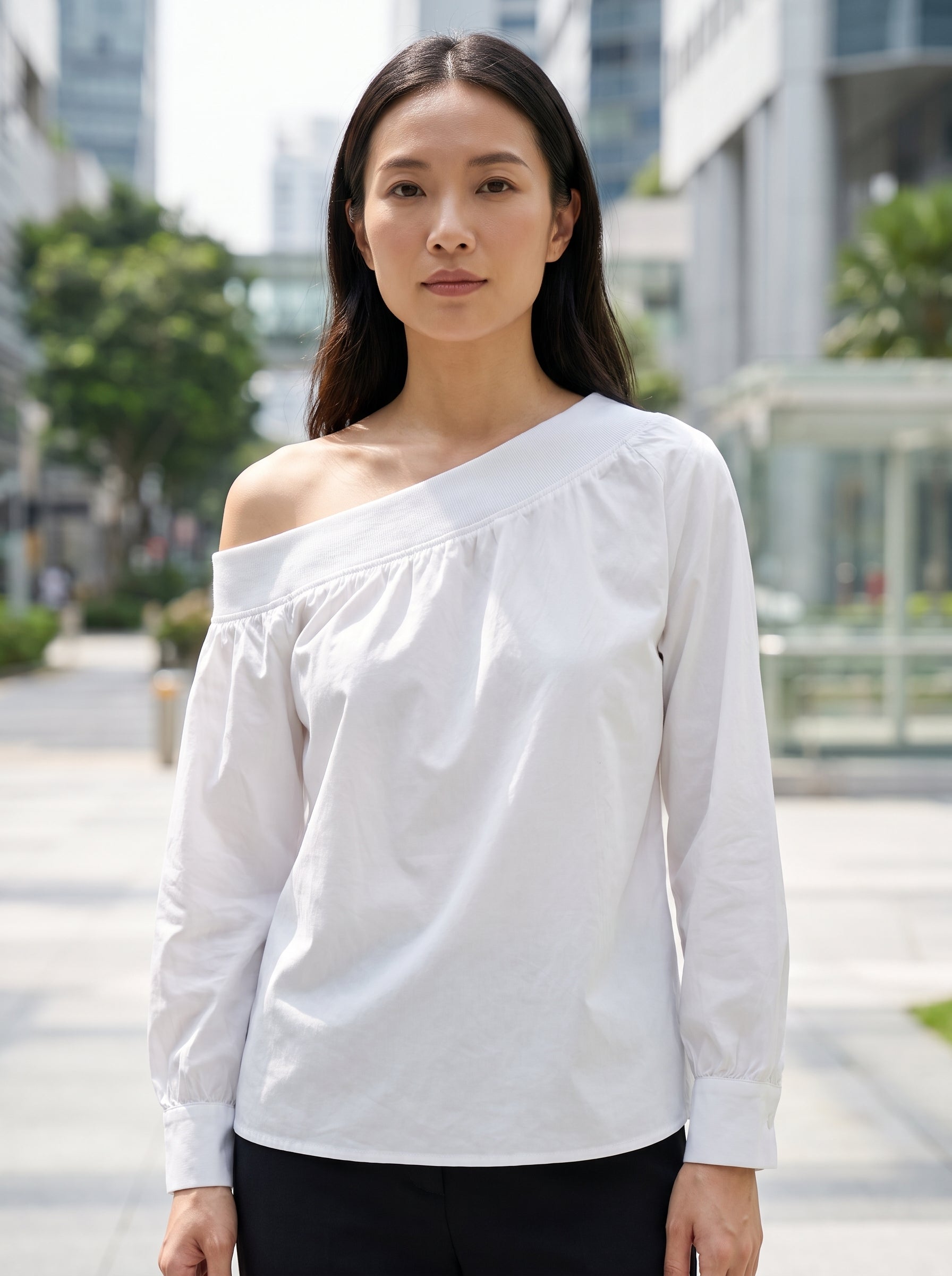 Lumière Off-Shoulder Blouse