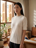 The Nocturne Wool–Silk Knit Tee
