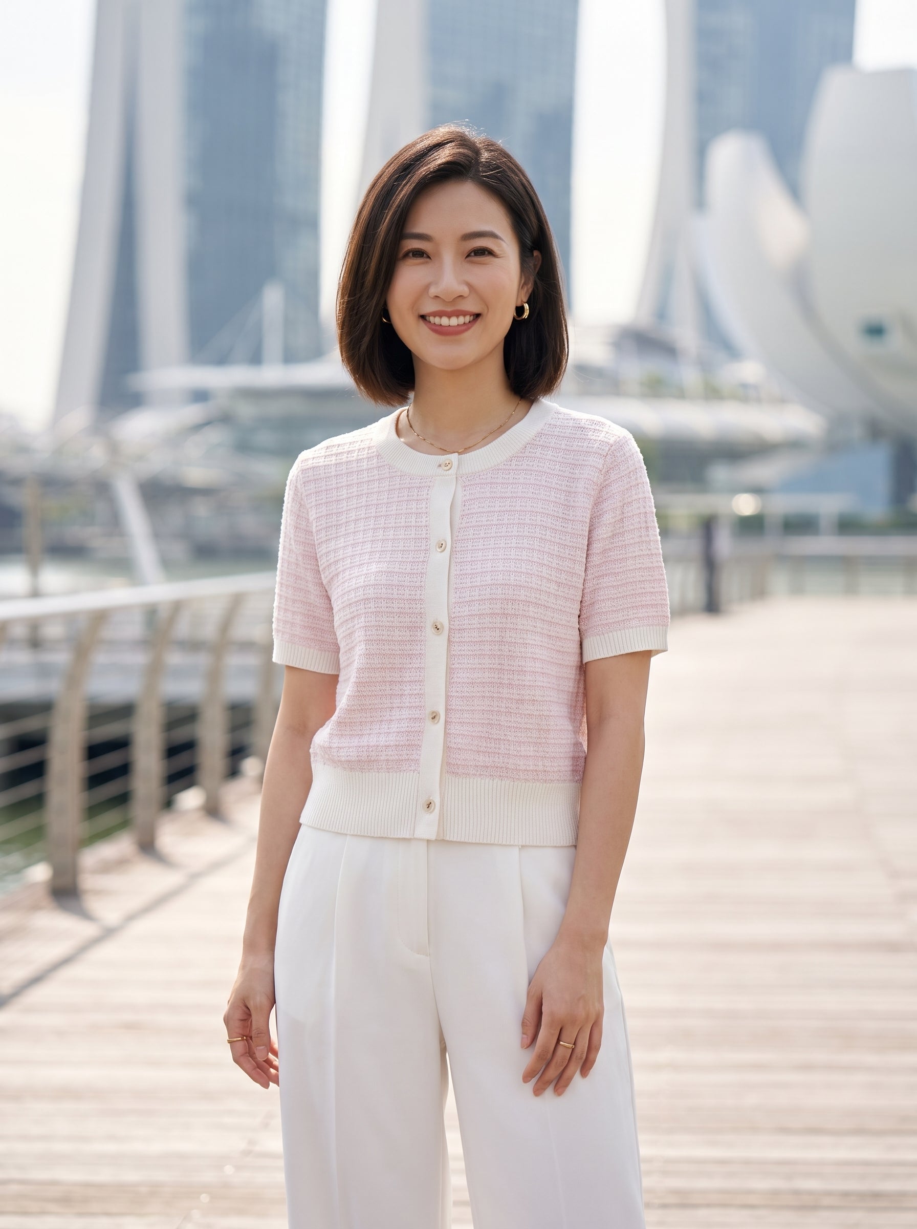 The Rosé Knit Cardigan
