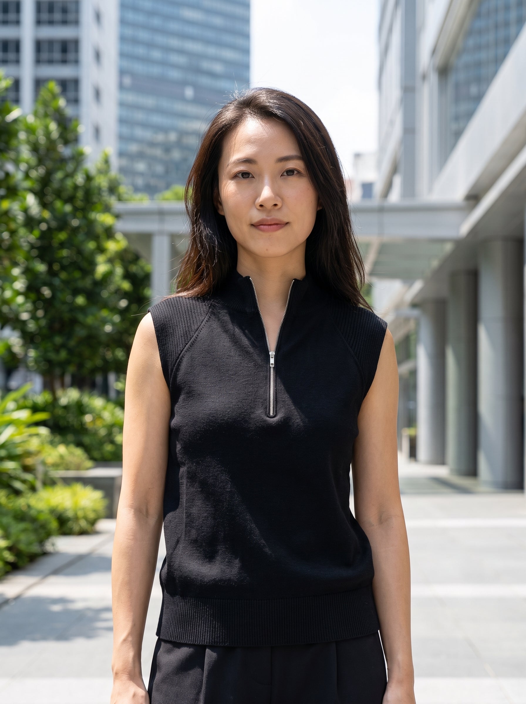 The Zip-Neck Knit Vest